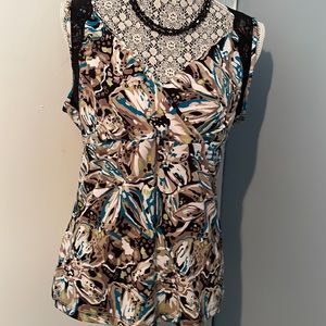 Christopher & Banks sleeveless top Size Medium